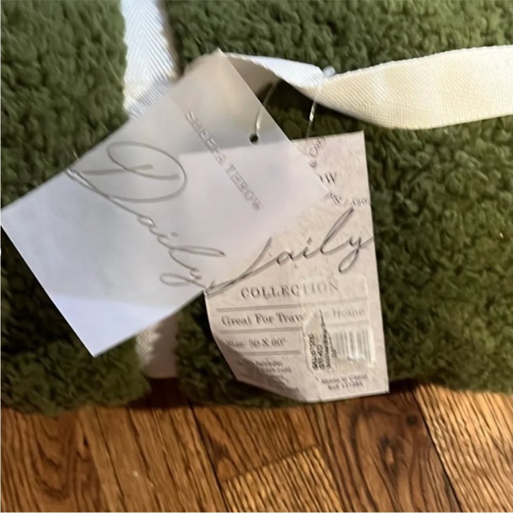 Green Throw blanket